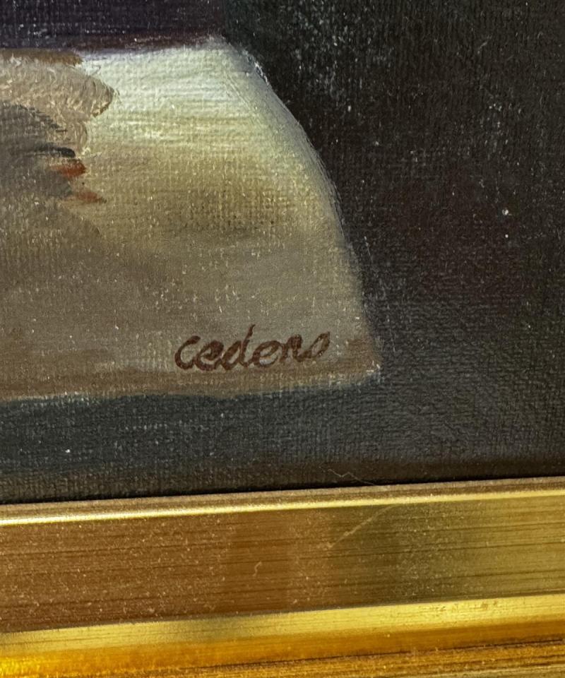 Taulu öljyväri kukka-asetelma Cedero