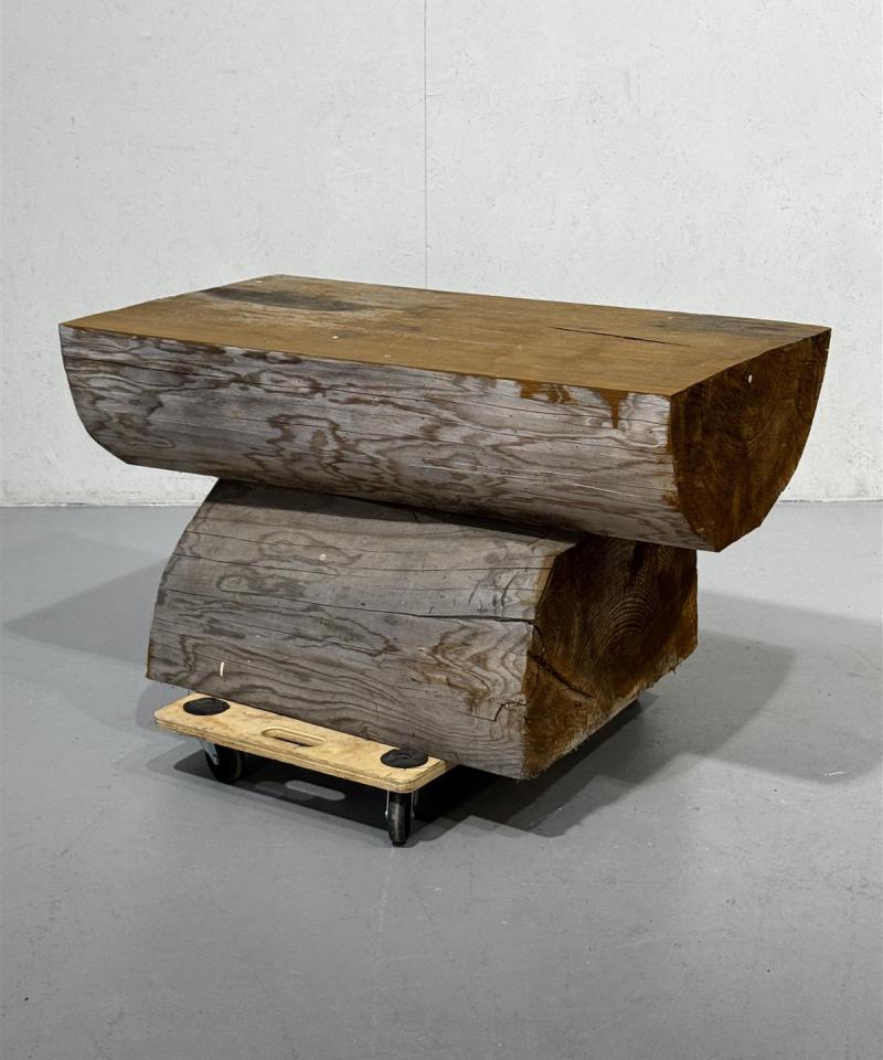 Rustiikki tukkipöytä 100x50