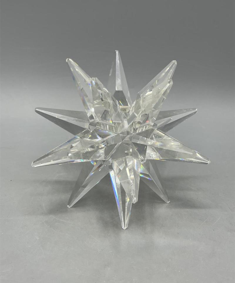 Swarovski kristalli Tähti kynttilänjalka