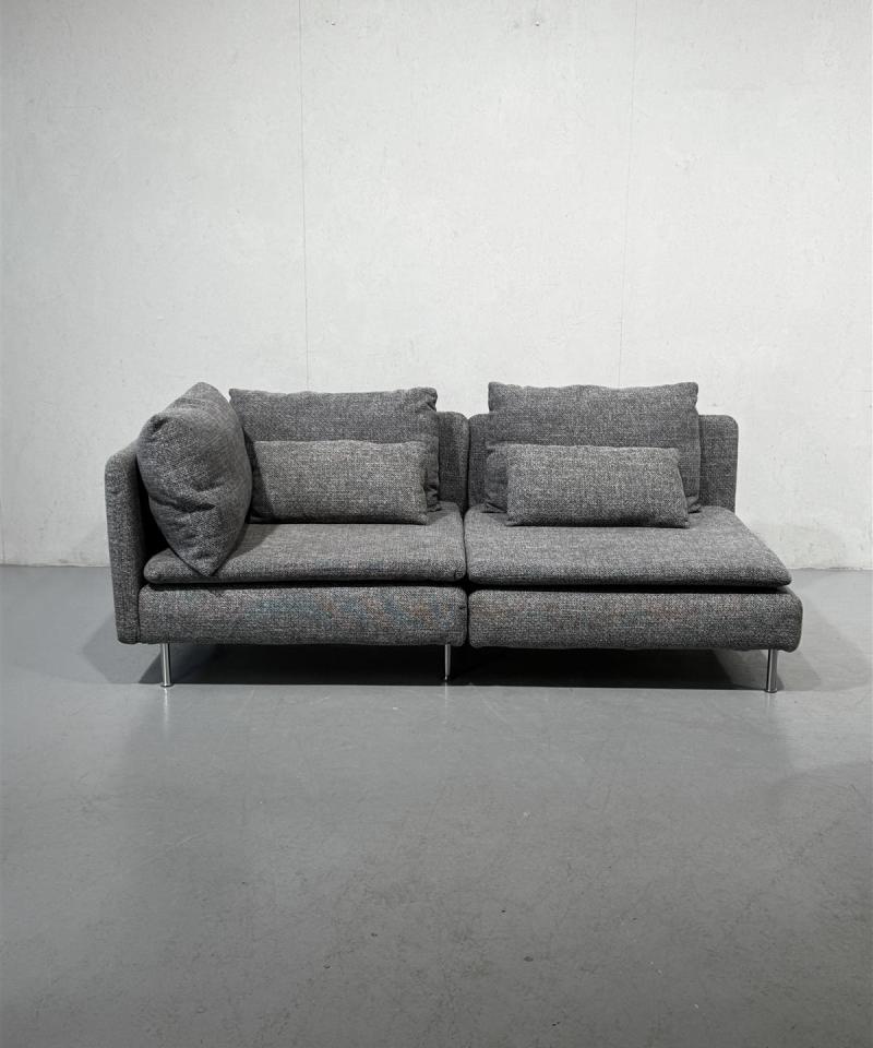 Ikea Söderhamn kulmasohva harmaa