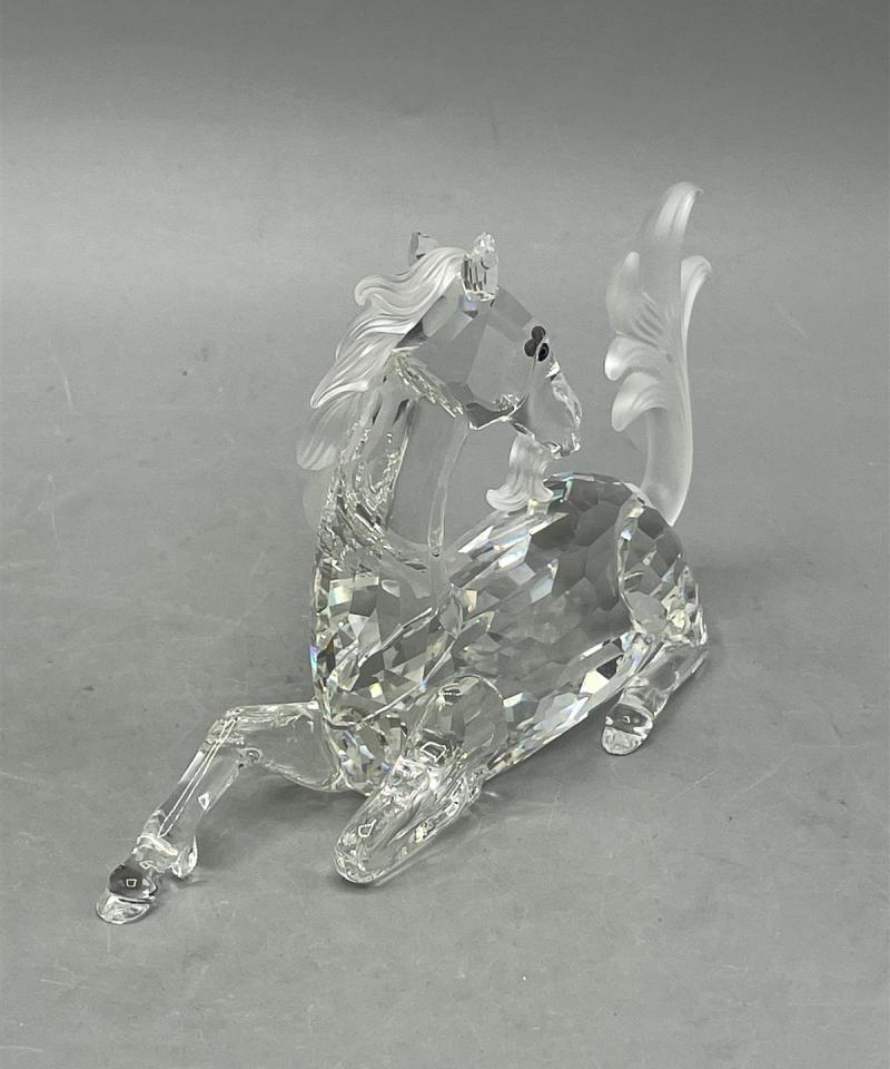 Swarovski kristalli yksisarvinen figuuri