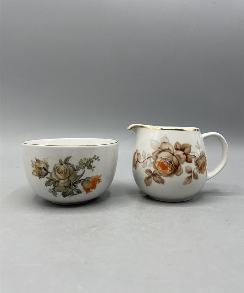 Arabia Kukat kermakko ja sokerikko