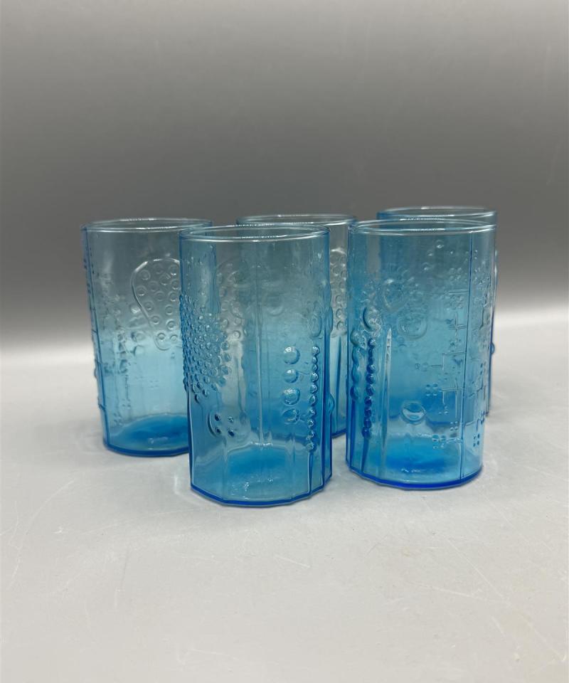 Nuutajärven lasi Flora juomalasi (5kpl) Oiva Toikka