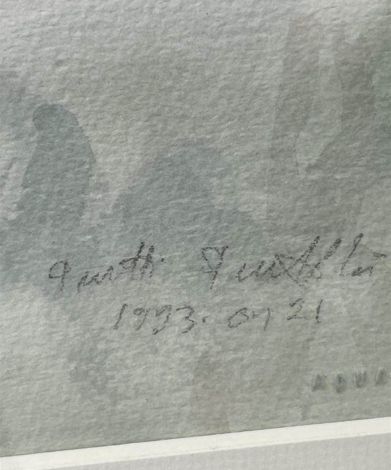 Taulu Pallastunturi vesiväri, Pentti Penttilä 1993