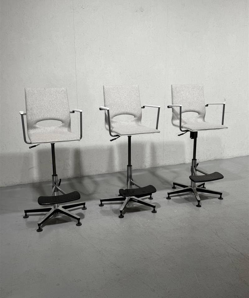 Korkea työtuoli (3kpl)