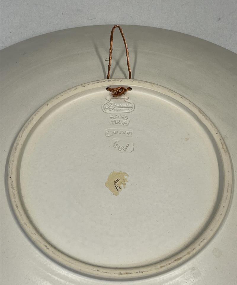 Bjarmia käsintehty koristeellinen seinälautanen/vati