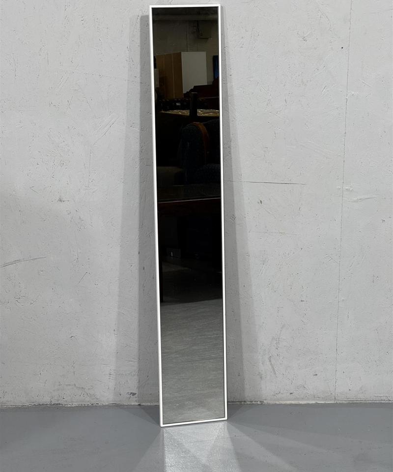 Kapea peili 20x123 valkoisella kehyksellä