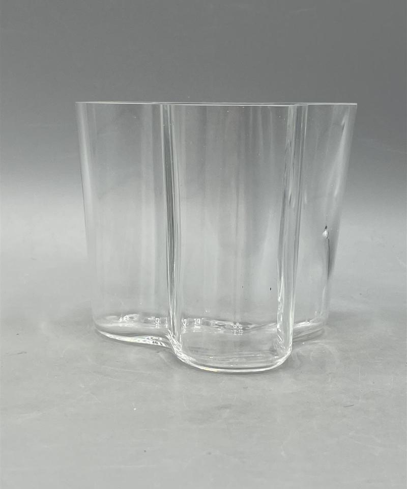 Iittala Aalto maljakko kirkas 95mm, Alvar Aalto
