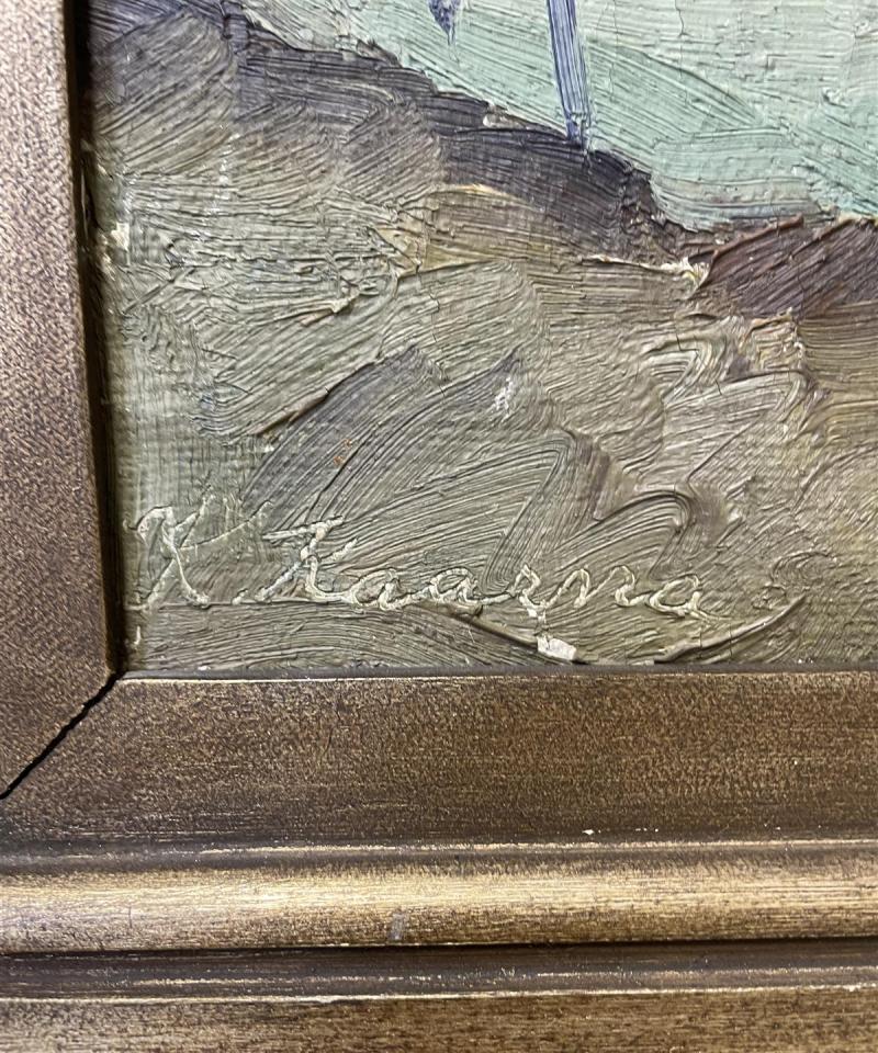 Taulu Maisema öljyväri, Kalle Kaarna