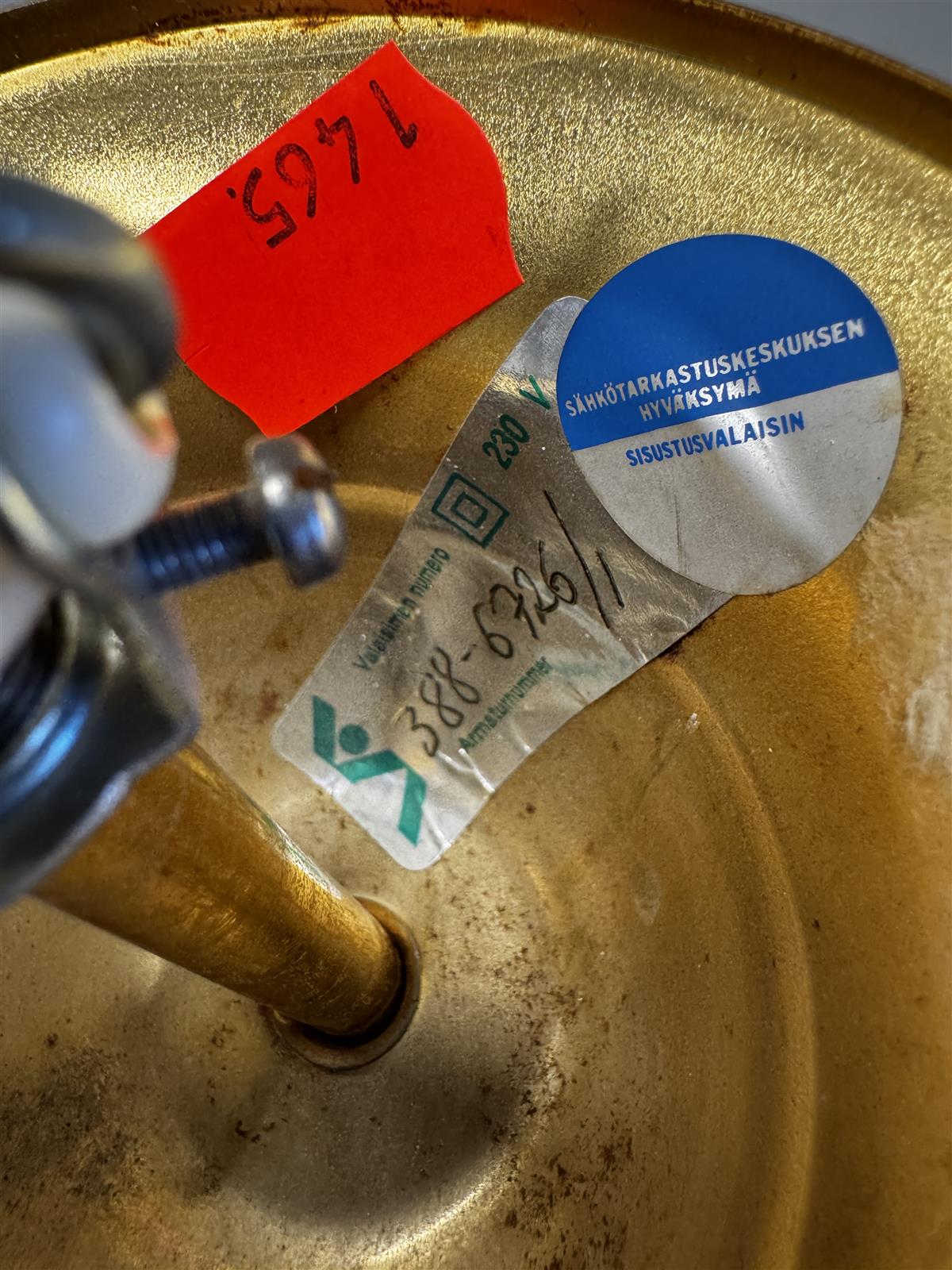 Stockmann kattokruunu messinki