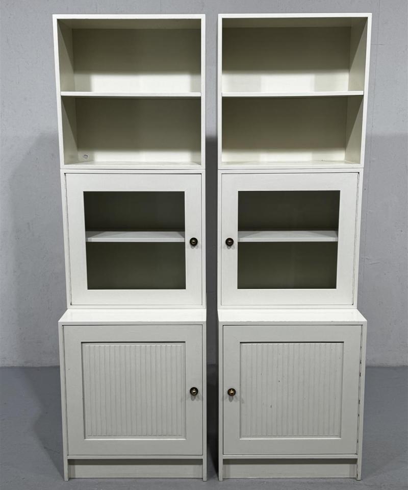 Vintage hyllykkö kaapeilla (6 moduulia)