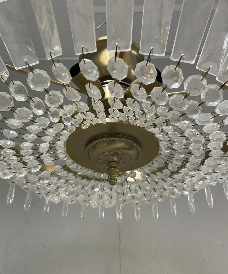 L-team kattokruunu metallirunko 5-valopistettä