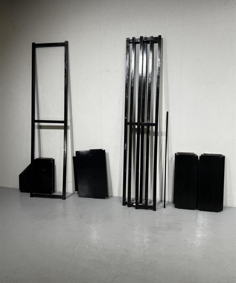 Lundia Classic hyllykkö (osissa) musta