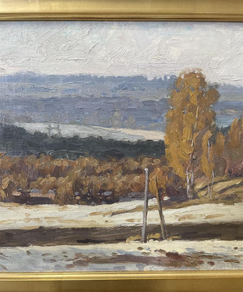 Taulu öljyväri maisema, H Lindholm -76