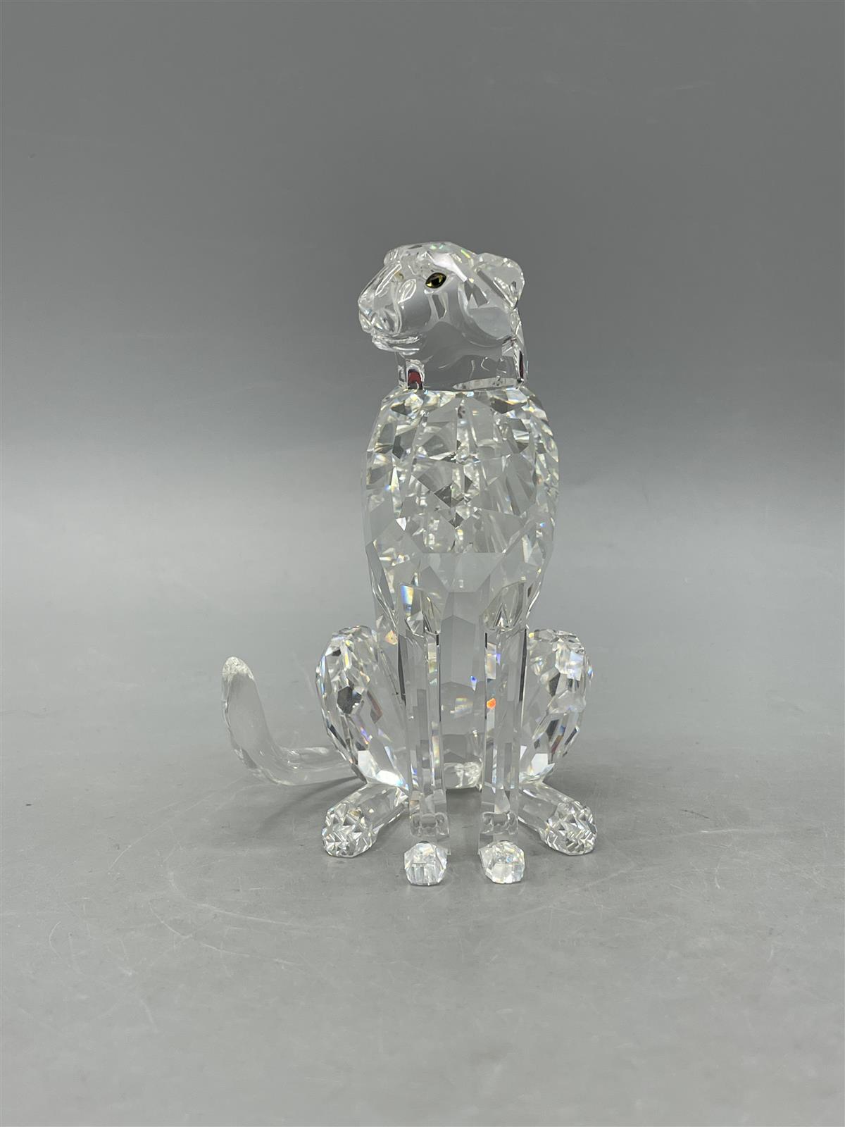 Swarovski kristalli Gepardi figuuri