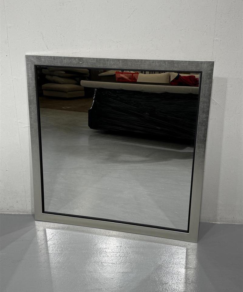 Seinäpeili 110x110 koristekehys hopea