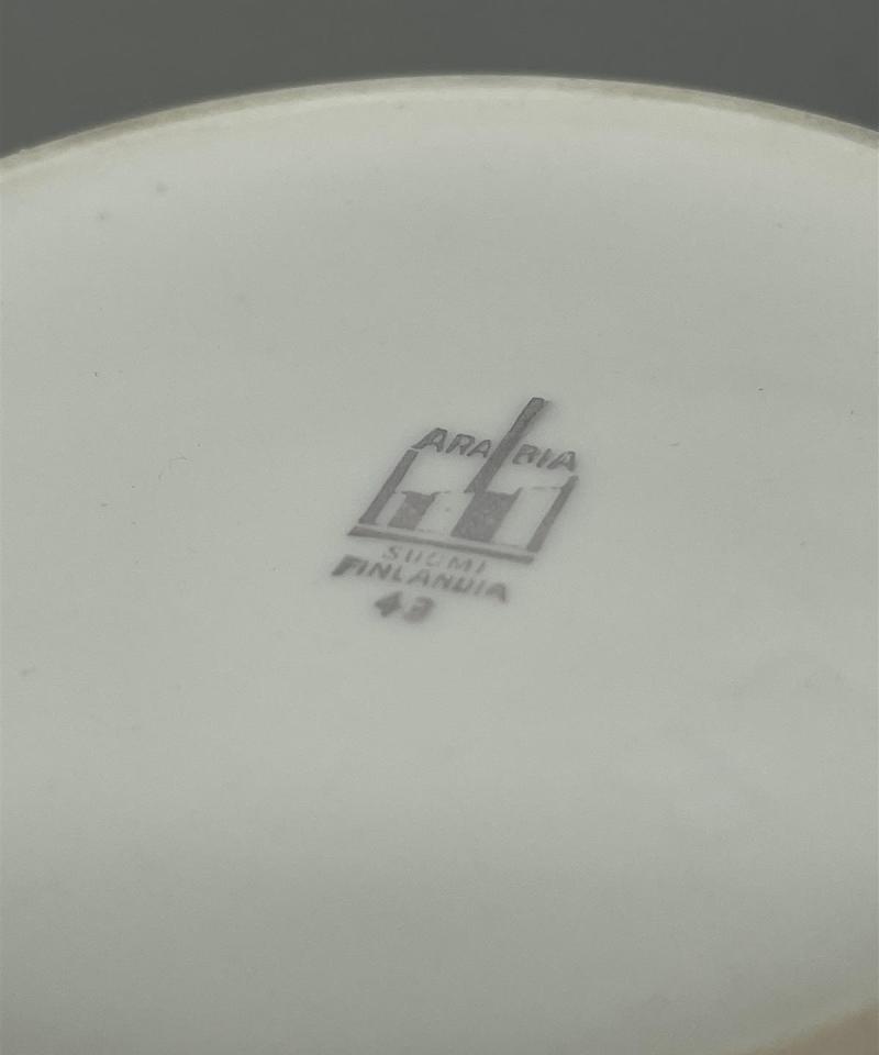 Arabia Eri kahvikannu ja sokerikko LB-malli