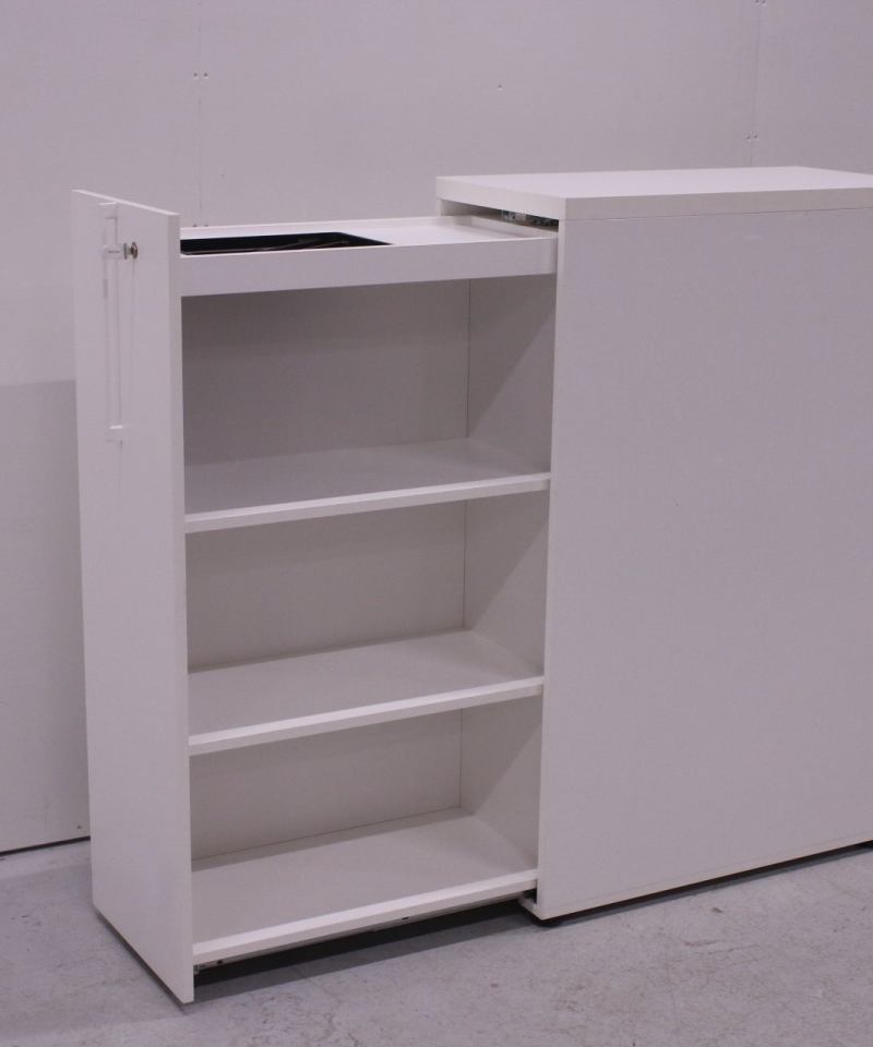 Alternative view of Narbutas oikealta avattava apteekkarinkaappi, valkoinen