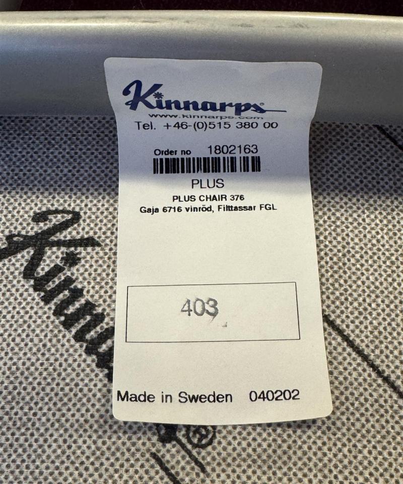 Kinnarps Plus tuolit (4kpl) violetti