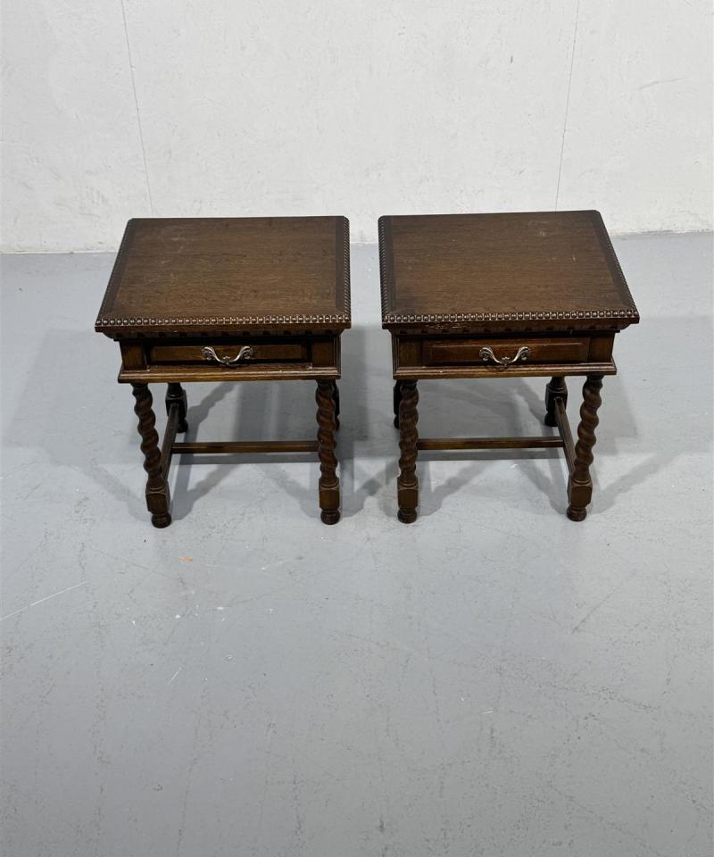 Barokki yöpöydät (2kpl) ruskea