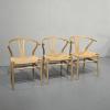 CH24 Wishbone tuoli design Hans J. Wegner (3kpl)