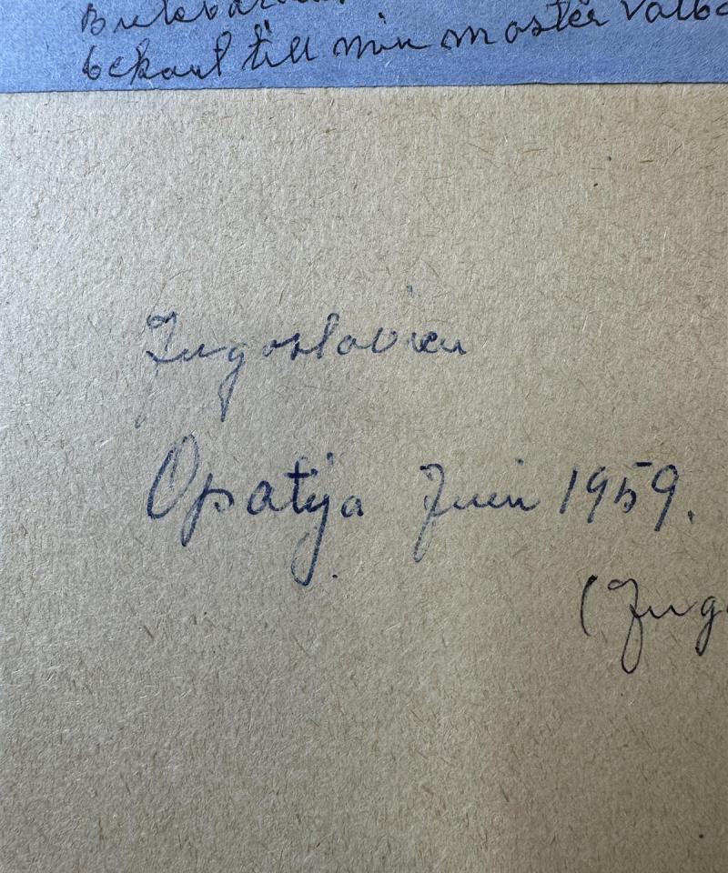 Taulu kaupunkimaisema Jugoslavia 1959