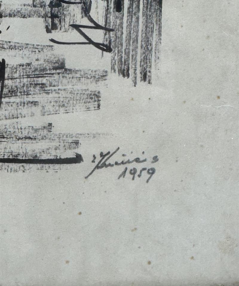 Taulu kaupunkimaisema Jugoslavia 1959