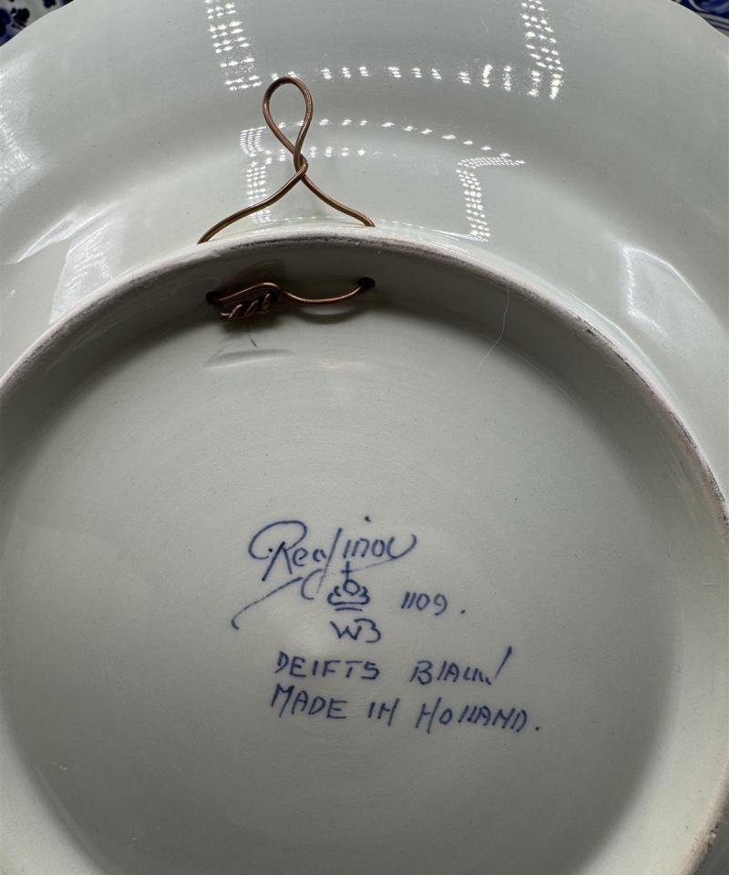 Delft Blue sininen seinälautanen (5kpl)