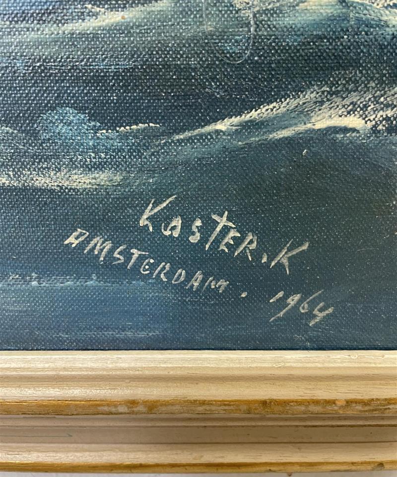 Taulu Merimaisema öljyväri, Koster K 1964