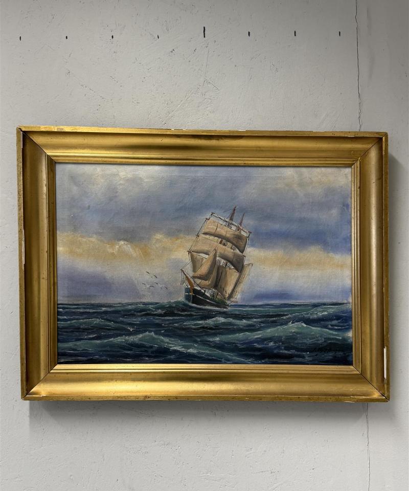 Taulu öljyväri merimaisema Tuntematon