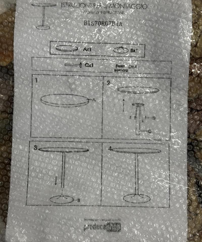 Bistrot pyöreä 70cm pöytä (uusi)