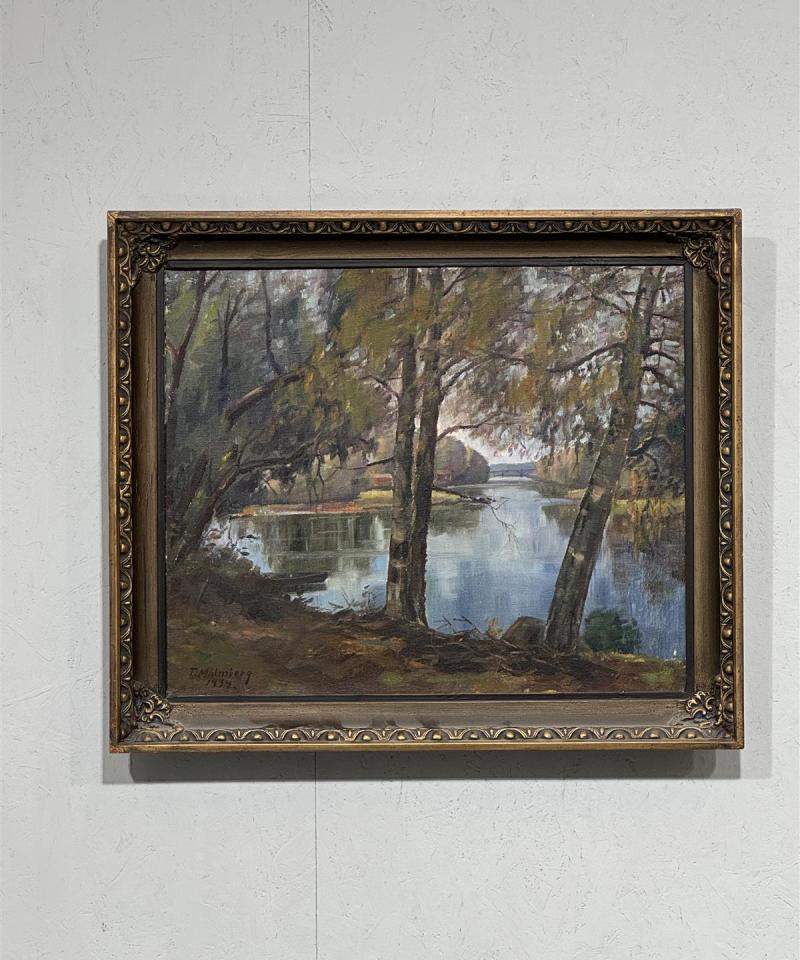 Taulu öljyväri maisema T Malmberg 1934