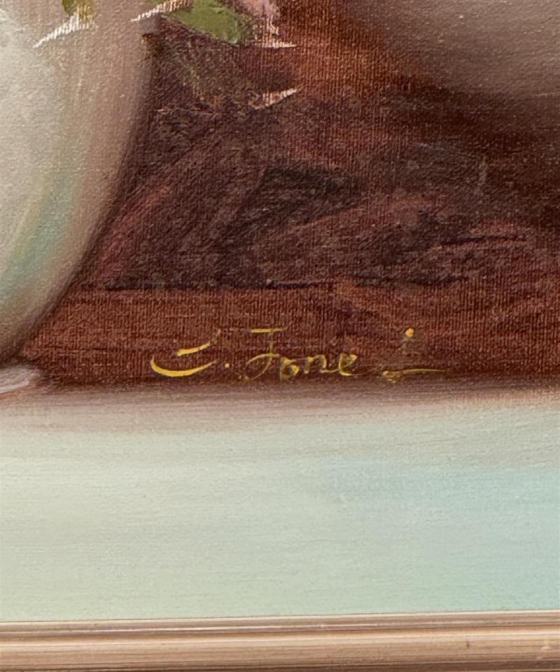 Taulu öljyväri kukka-asetelma Jones