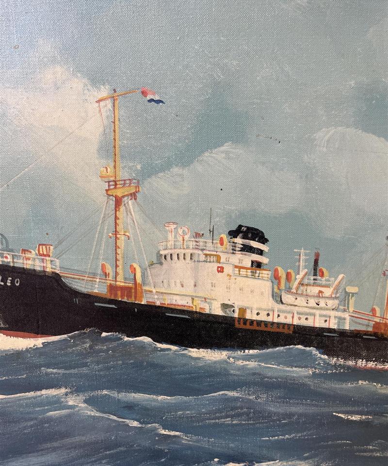 Taulu Merimaisema öljyväri, Koster K 1964