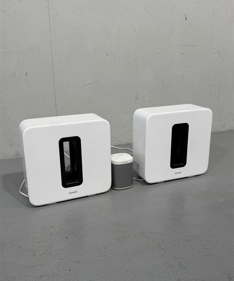 Sonos SUB ja PLAY:1 kaiuttimet (2kpl)
