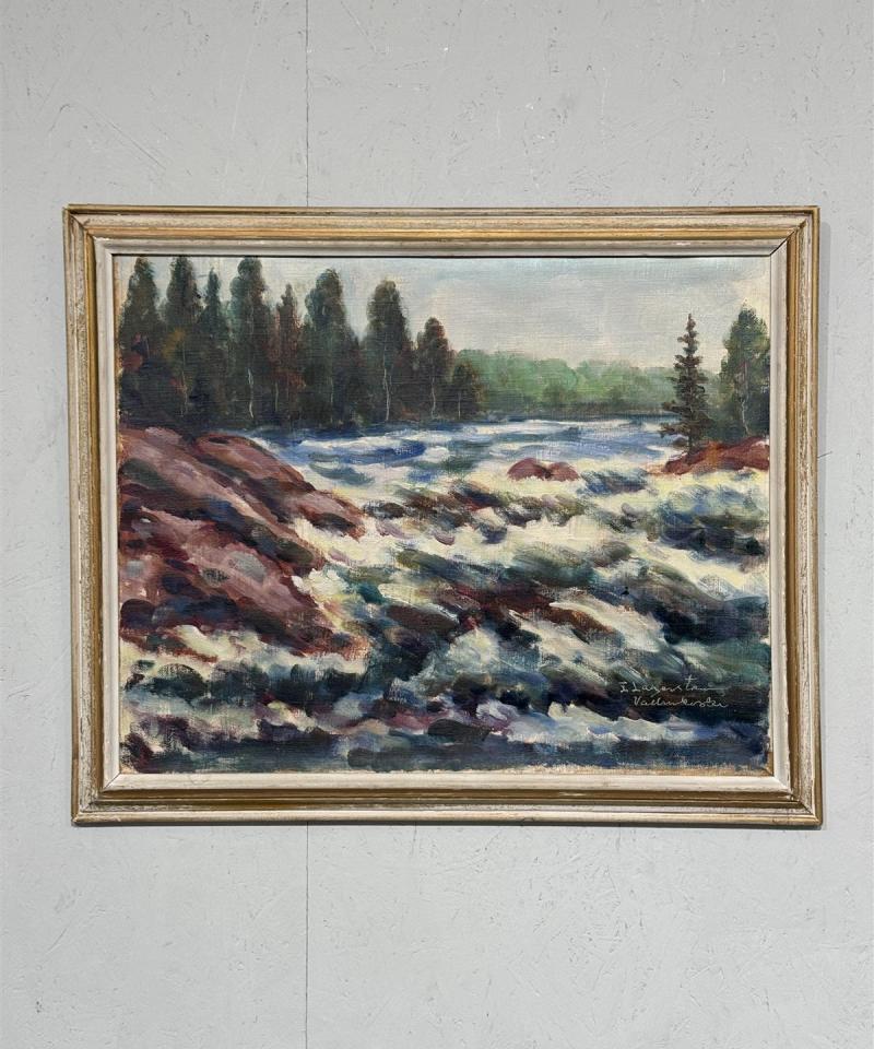 Taulu öljyväri Vallinkoski E Lagerstam