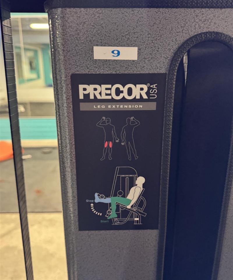 Precor kuntosalilaitteet (3 kpl)
