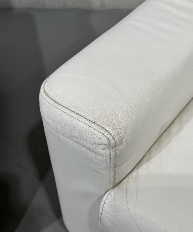 Isku nahkanojatuolit (2kpl) valkoinen