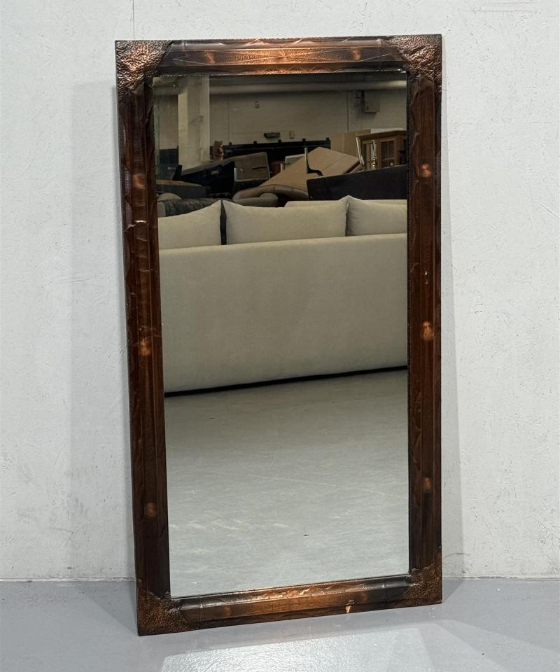 Vintage peili kuparikehyksillä 67x124