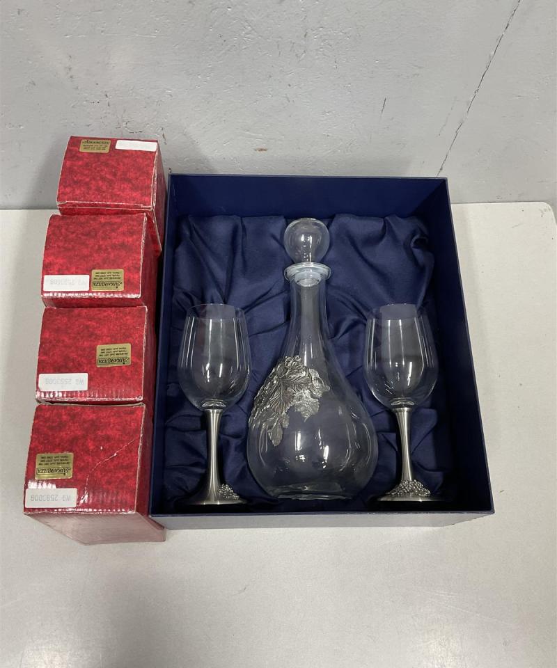 Karahvi ja viinilasit (6kpl)