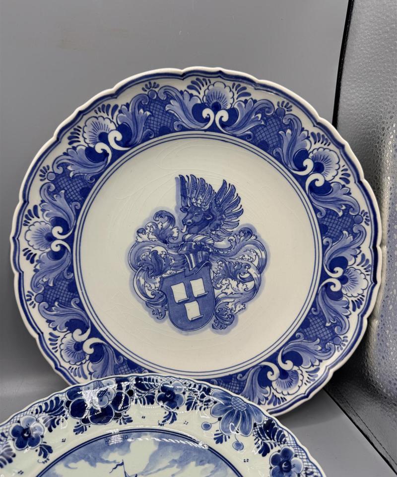 Delft Blue sininen seinälautanen (5kpl)