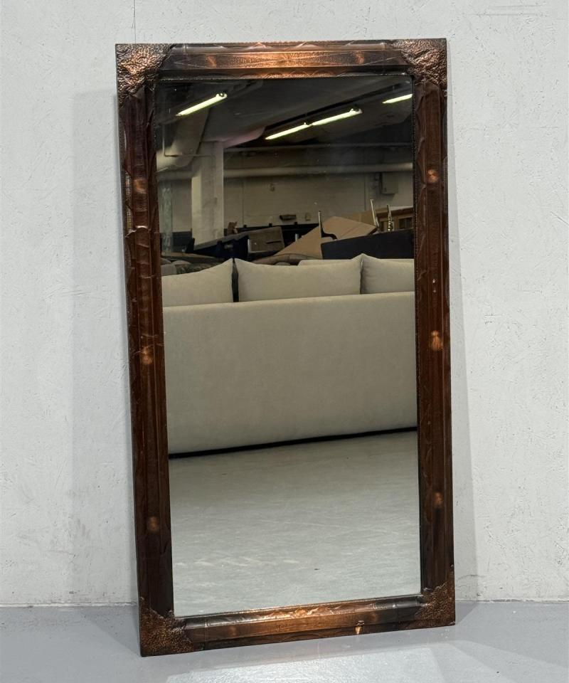 Vintage peili kuparikehyksillä 67x124