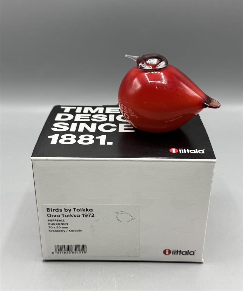 Iittala Birds Oiva Toikka kuukunen lasilintu