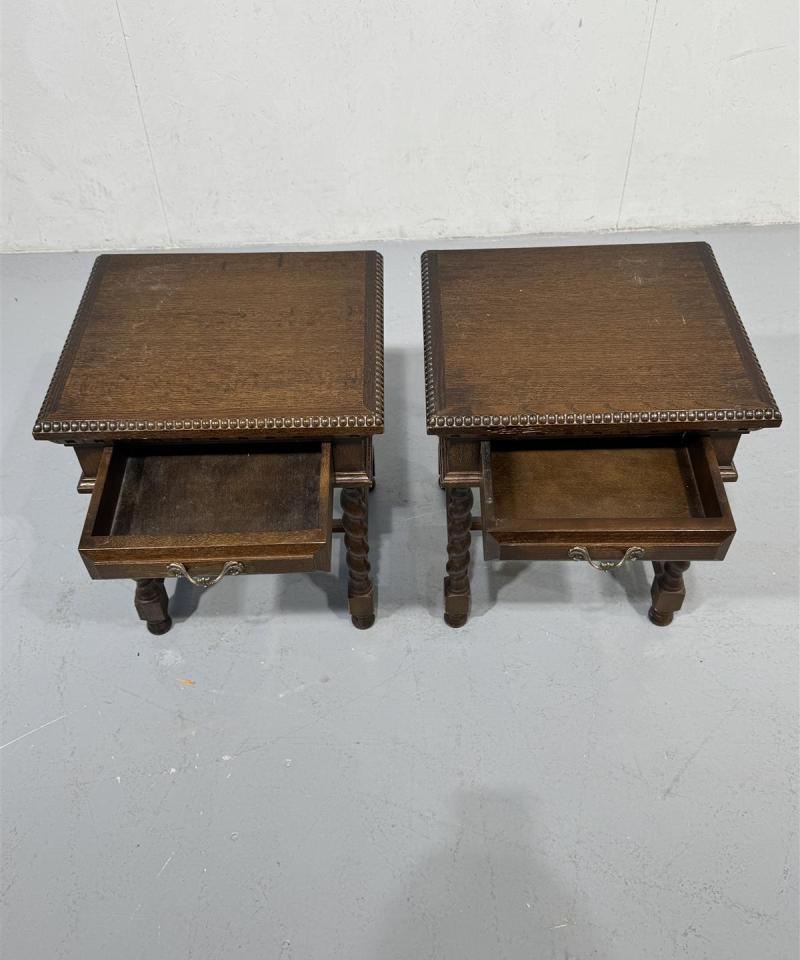 Barokki yöpöydät (2kpl) ruskea