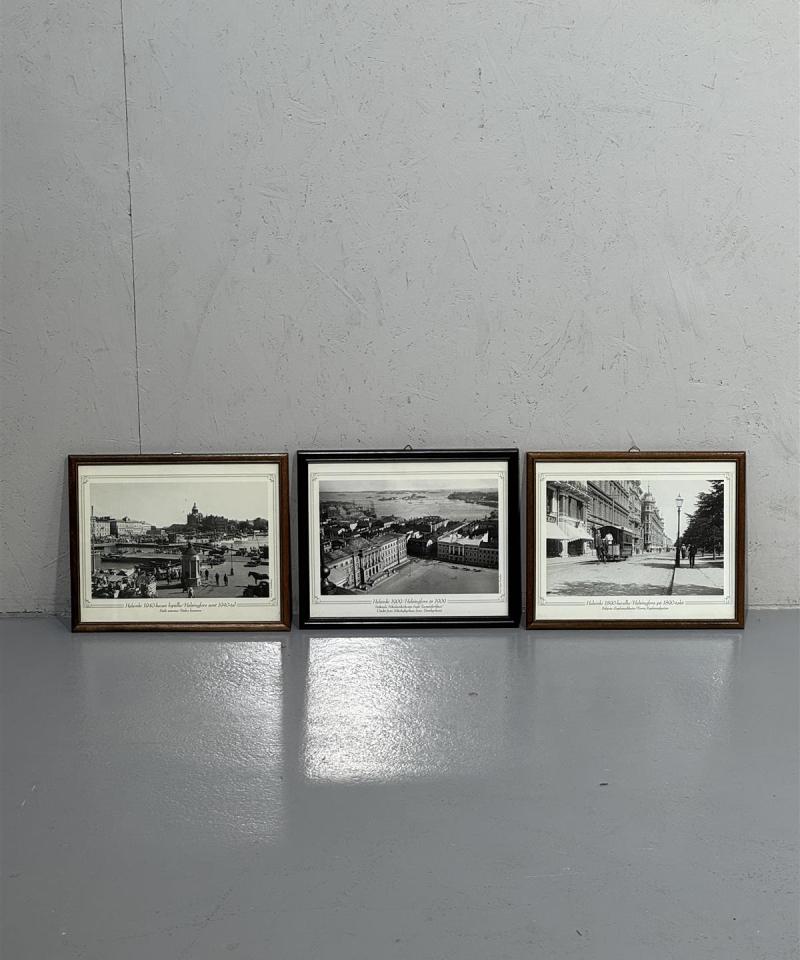 Helsinki vintage valokuvakokoelma (3kpl)