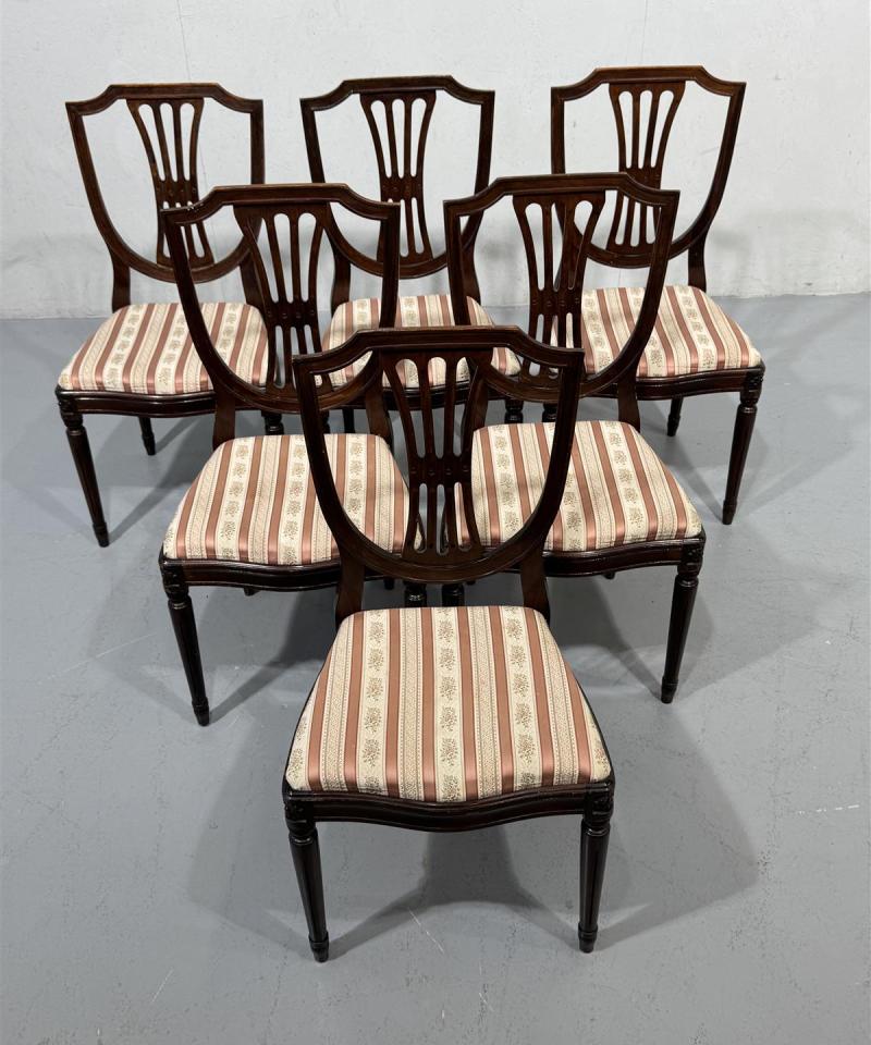 Kustavilais ruokatuolit (6kpl) ruskea