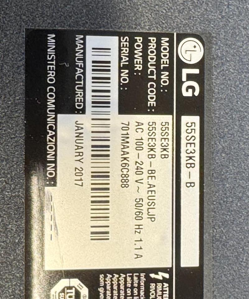 LG Full HD 55 tuuman näyttö