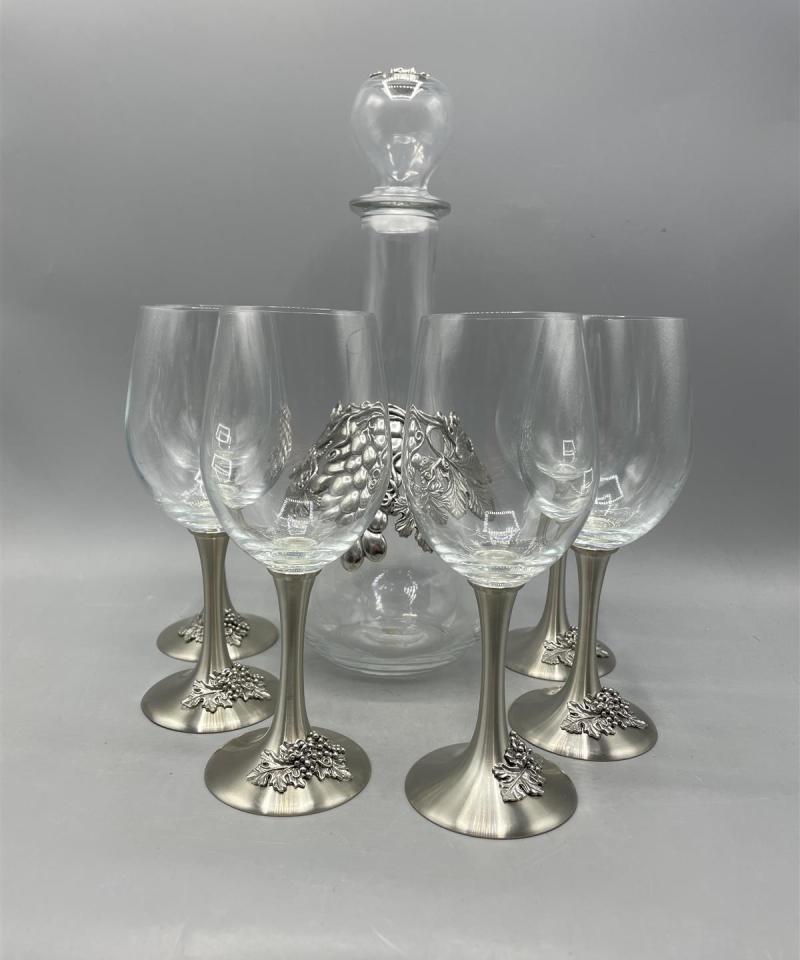 Karahvi ja viinilasit (6kpl)