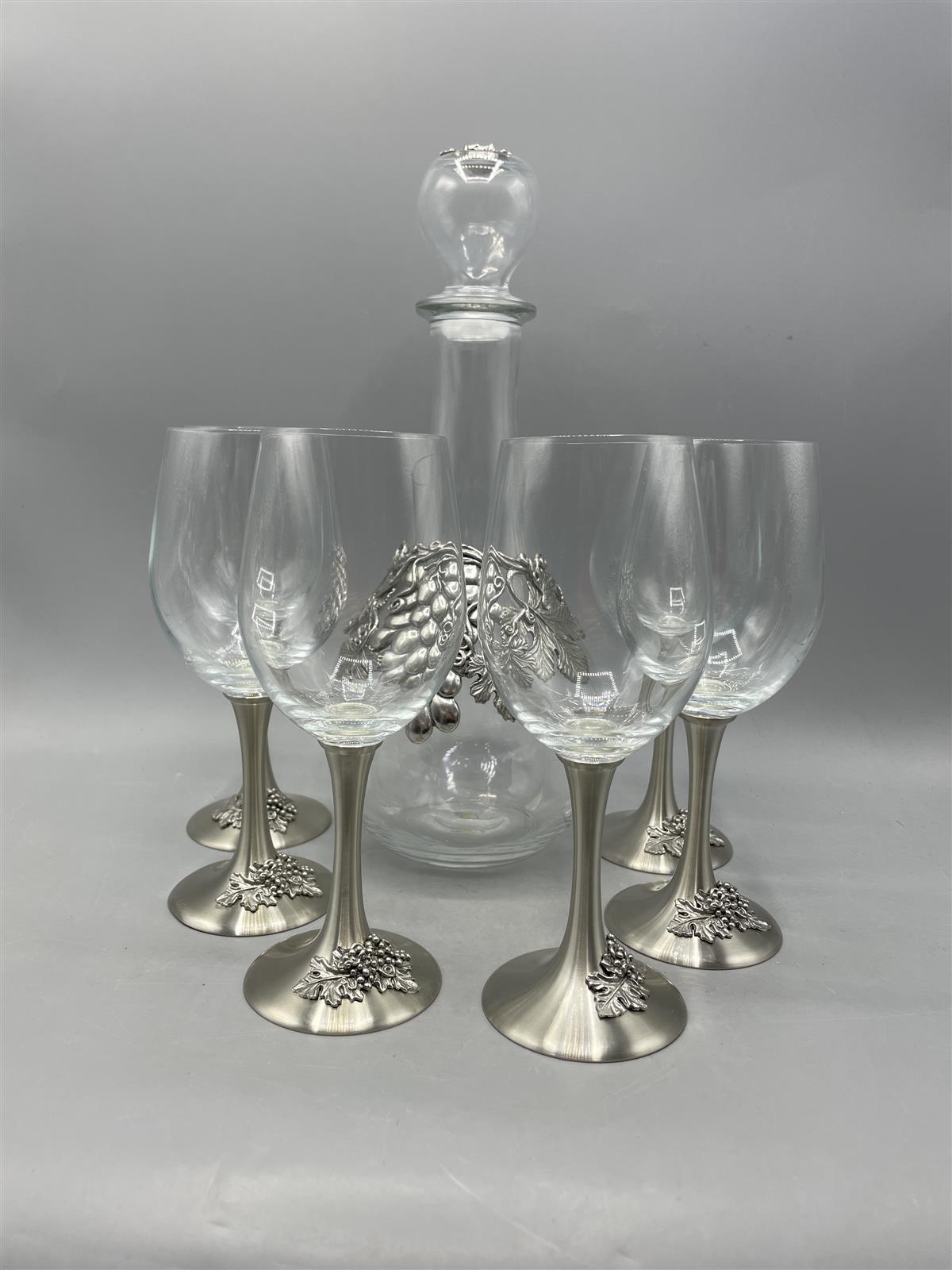 Karahvi ja viinilasit (6kpl)