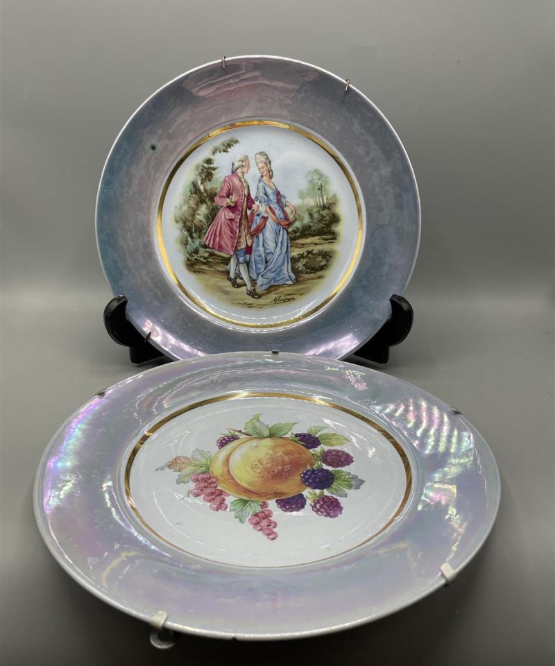 Arabia romantica ja hedelmä koristelautaset 6kpl (3+3)